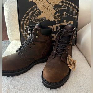 Georgia Boot Brookville 6” Men’s 11.5 Med Work Boots Waterproof Retail $120